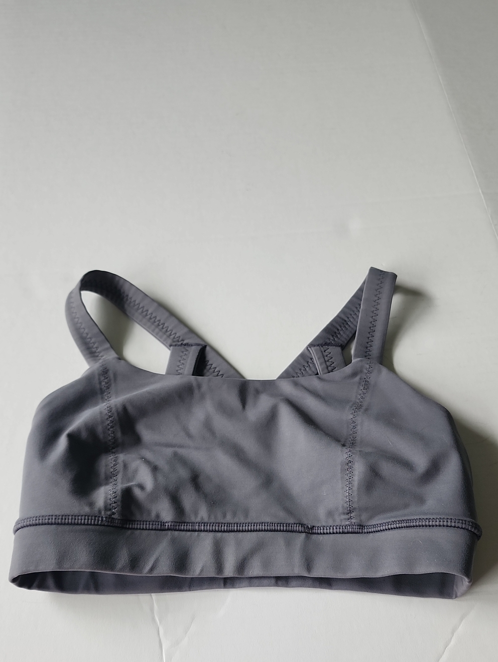 lululemon athletica Women's Gray Strappy Sports Bra, Size 6 - Picture 4 of 7